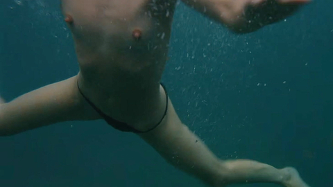 Elektra Jansson-Kilbey Naked in Medusa. Bikini, Breasts, black underwear, hard nipples. 1019263