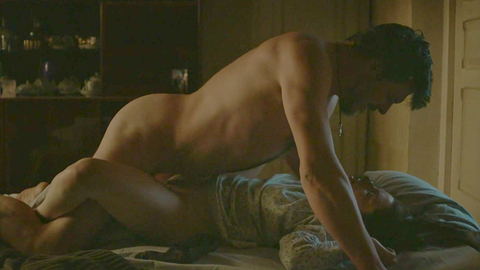 Marina from As If You Were Never Here Naked. Bush, brunette, couple. 1020623