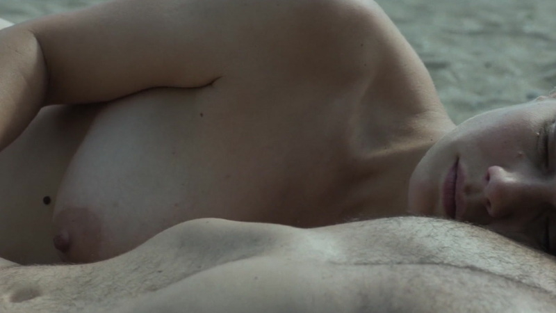 Marina Palii Naked in A Safe Place. Breasts, beach, eyes closed. 1021015