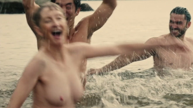 Sheila McCarthy Naked in Love Is the Monster. Breasts, blonde, lake. 1021039
