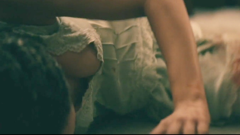 Nathalie Emmanuel Nude in Confinement. Breasts, blue dress, clavage. 1021516