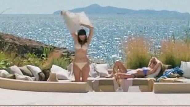 Sexiest Brenna Coates Scene in Maya & Samar. Bikini, SFW, pool. 1021567