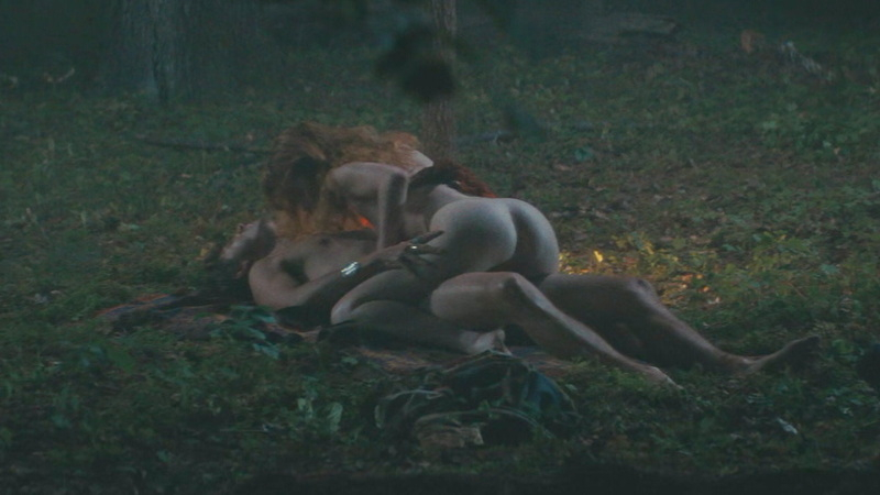 April Consalo Naked in Crystal Lake. Butt, forest, grass. 1022215
