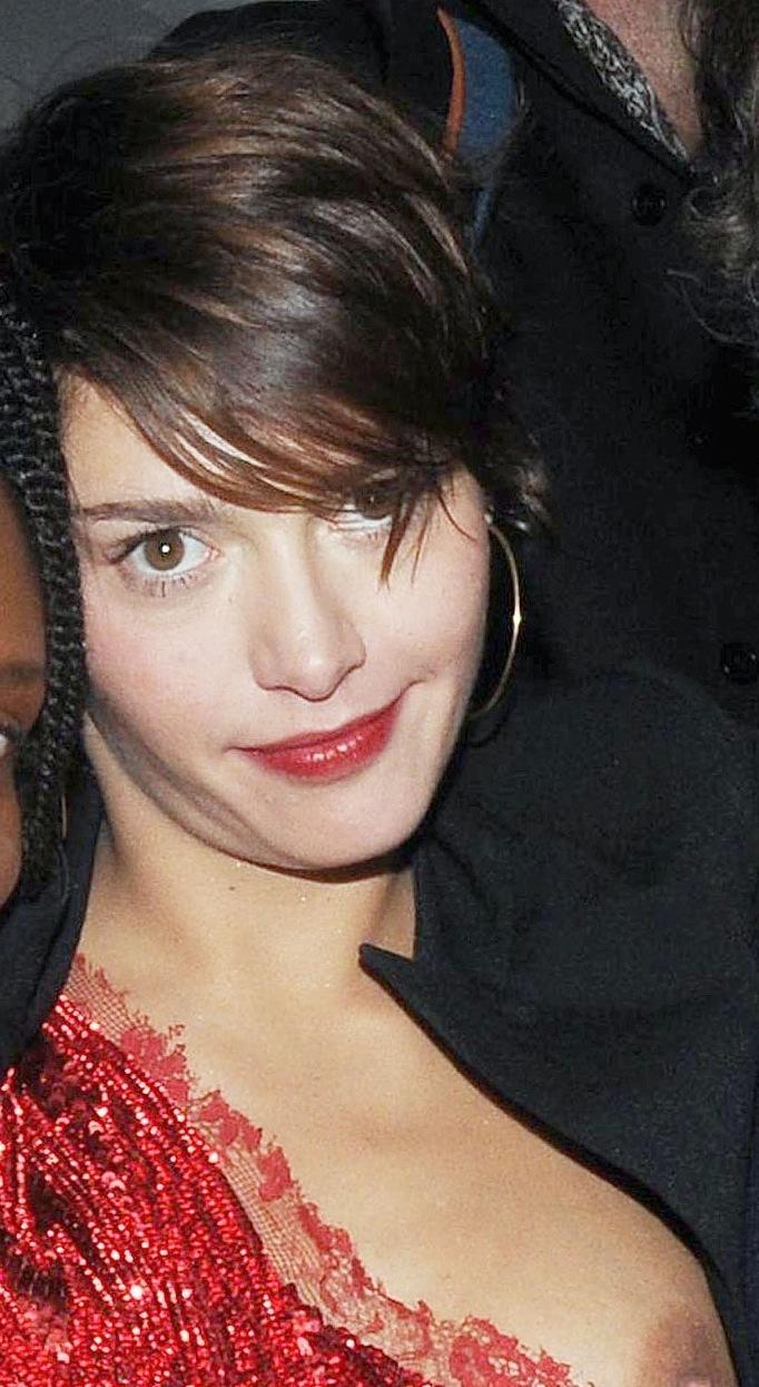 Emma De Caunes, Famous French Starlet, Slips Nip in Public