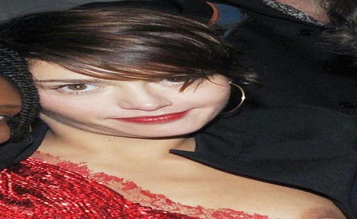 Emma De Caunes, Famous French Starlet, Slips Nip in Public