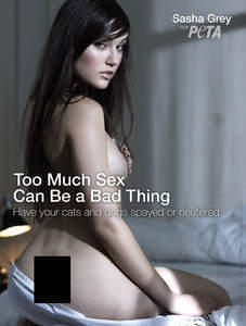 Sasha Grey Nude for PETA