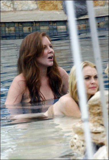 Lindsay Lohan’s Topless in the Machete Trailer, Claims The Sun
