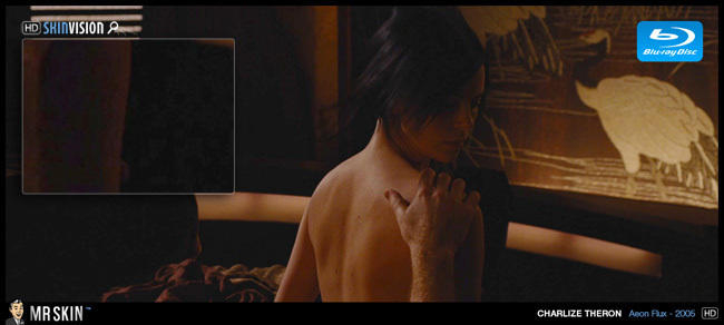 New Blu-Ray Nudes Corner: Charlize Theron's Nip Gets Aeon Fluxed!