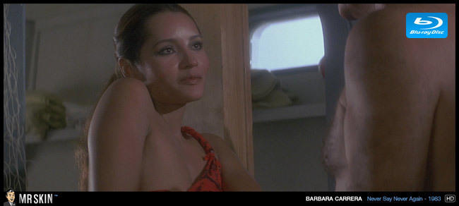 New Blu-Ray Nudes Corner: Barbara Carrera Nips It Up in Never Say Never Again
