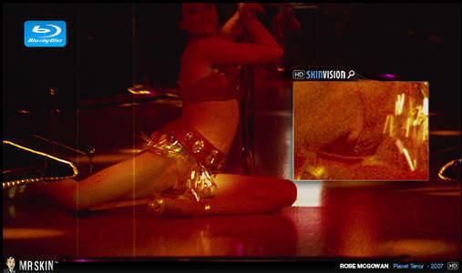 New Blu-Ray Nudes Corner: Rose McGowan Slips Some Lip in Planet Terror