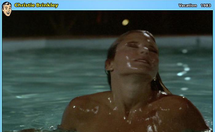 Christie Brinkley Recreates Moonlight Skinny Dip from Vacation