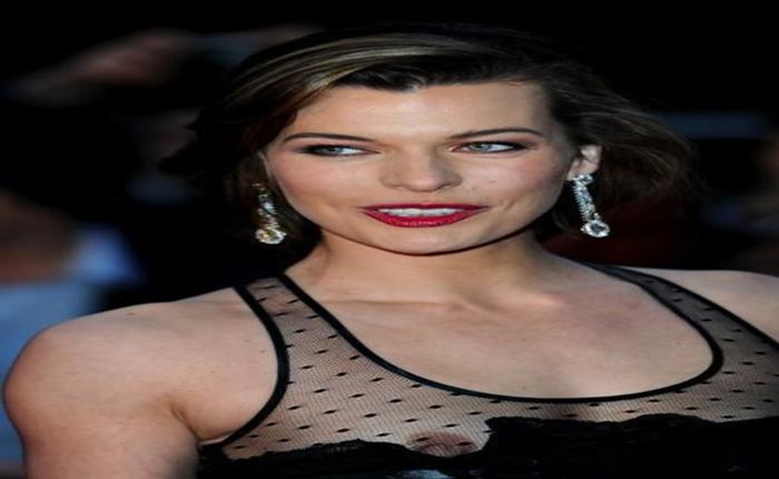 Milla Jovovich's Nipples: Best Birthday Present Ever [PICS]