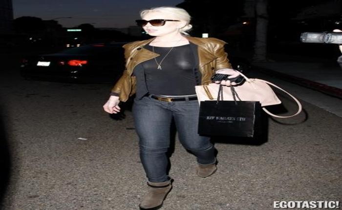 Lindsay Lohan Wears See-Thru Shirt, Gets Parking Tickets [PIC]