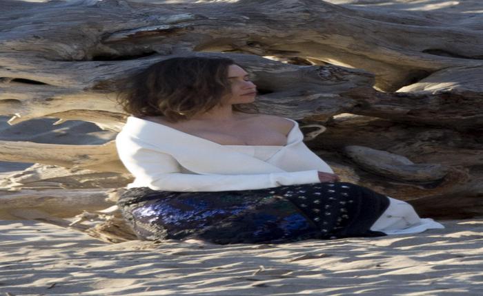 Emilia Clarke Has Some Fun at the Beach