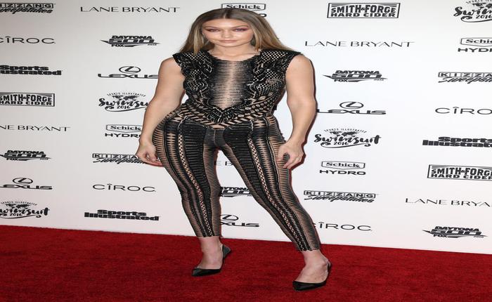 Gigi Hadid Nips Out in the Best Possible Way at the Sports Illustrated Party