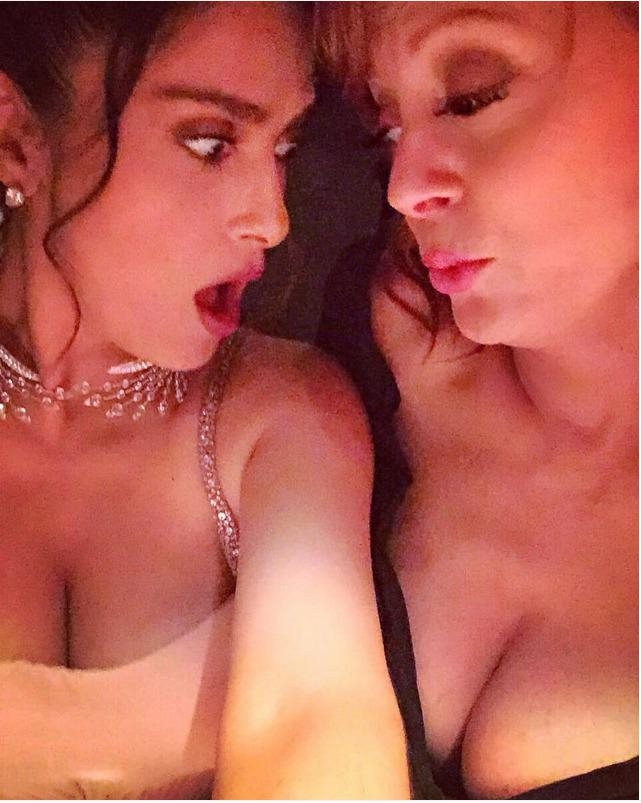 Salma Hayek Compared Her Boobs To Susan Sarandon's Boobs And The Universe Didn't Explode
