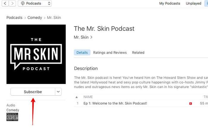Help Us Make the Mr. Skin Podcast No. 1 in iTunes!