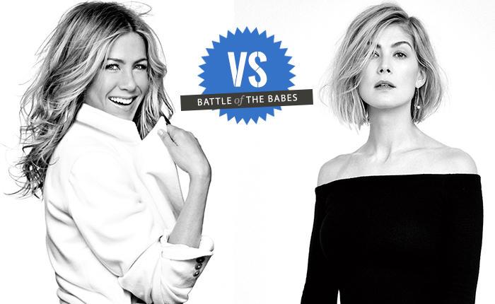 Battle of the Babes: Jennifer Aniston vs. Rosamund Pike