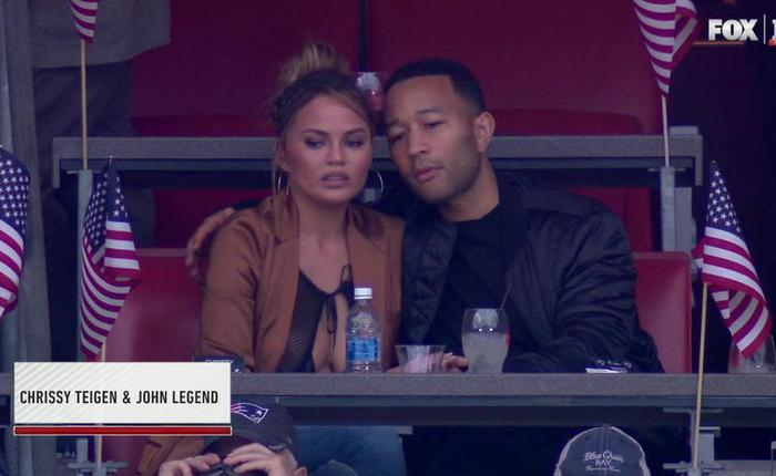 Chrissy Teigen's Nip Slip Was the Best Part of the Super Bowl