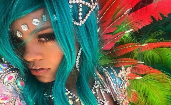 Enjoy These Photos of Rihanna's Huge, Barely Covered Boobs