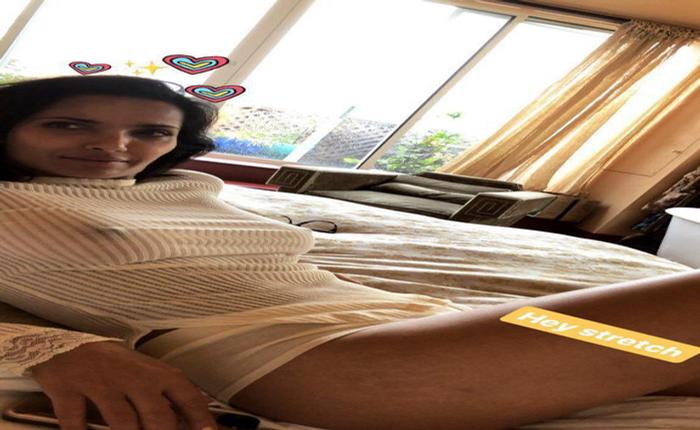 Padma Lakshmi Shows Major Pokies in Instagram Stories