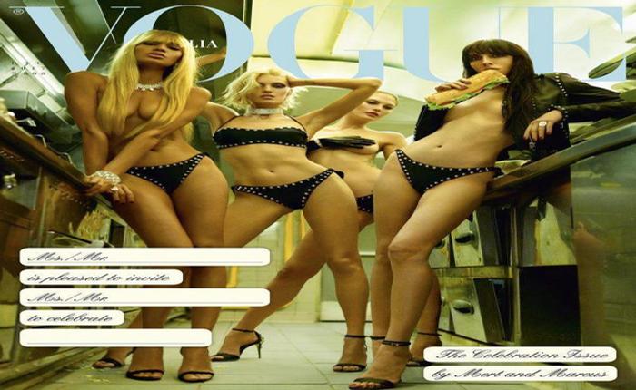 Vogue Italia: The Celebration Issue Is All About the Right to Party - Naked, if You Want