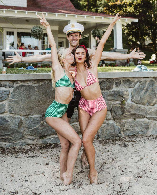 Nina Dobrev and Julianne Hough Don Matching Bikinis!