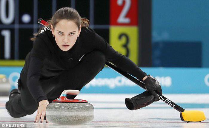 Olympic Curler Anastasia Bryzgalova Looks Like Angelina Jolie Mixed With Megan Fox