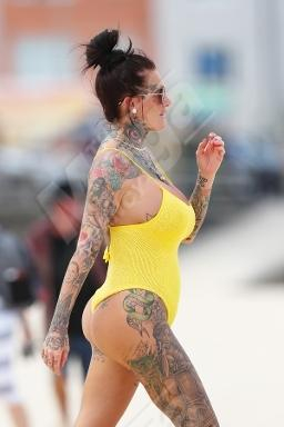 Celebrity Big Brother Star Jemma Lucy Fills Out Her Sexy Swimsuit