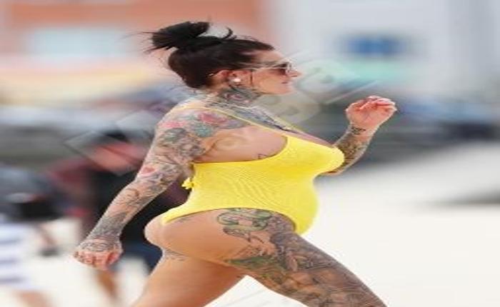 Celebrity Big Brother Star Jemma Lucy Fills Out Her Sexy Swimsuit