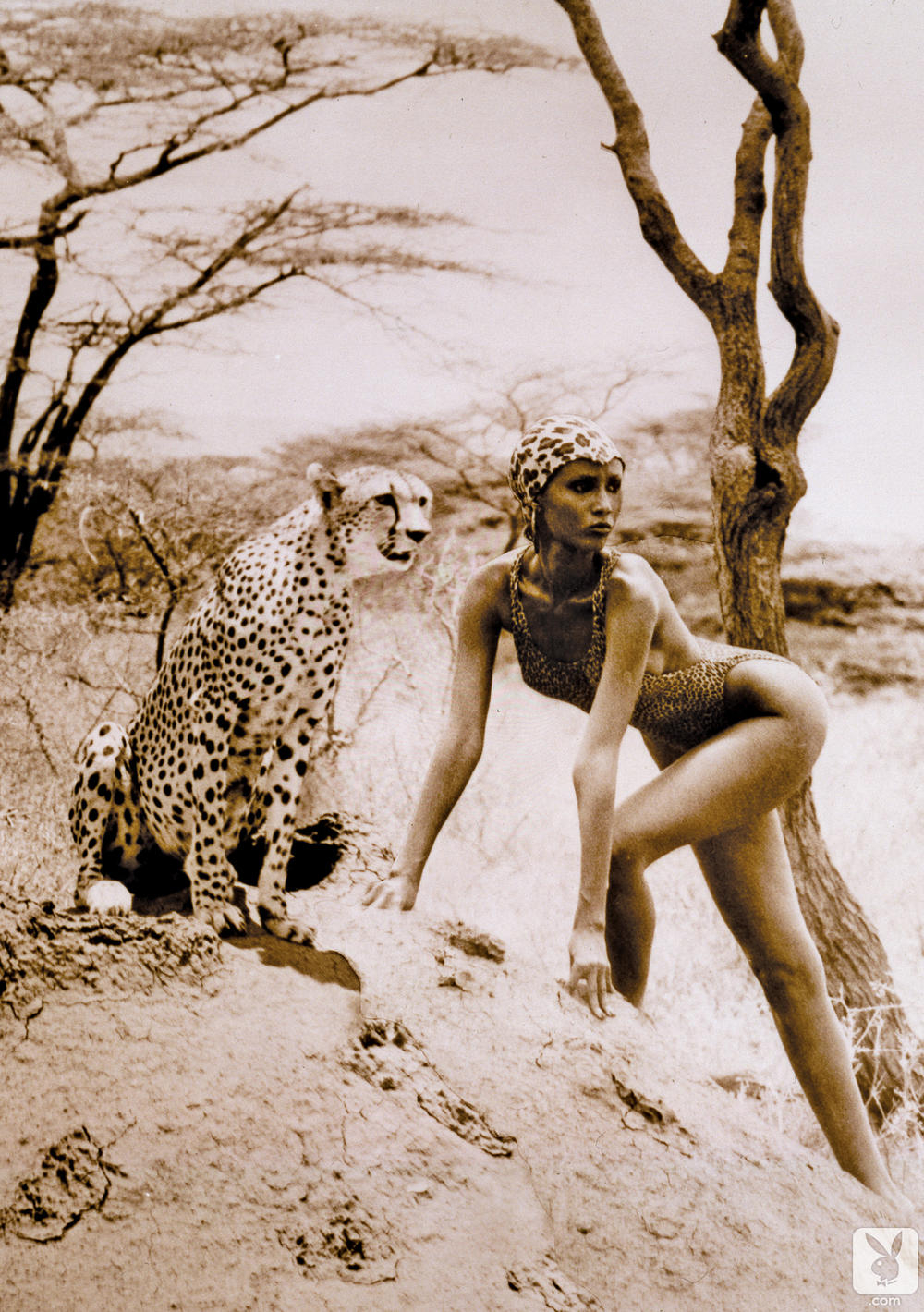 See These Sexy Pictures from Iman's 1986 Playboy Photoshoot 