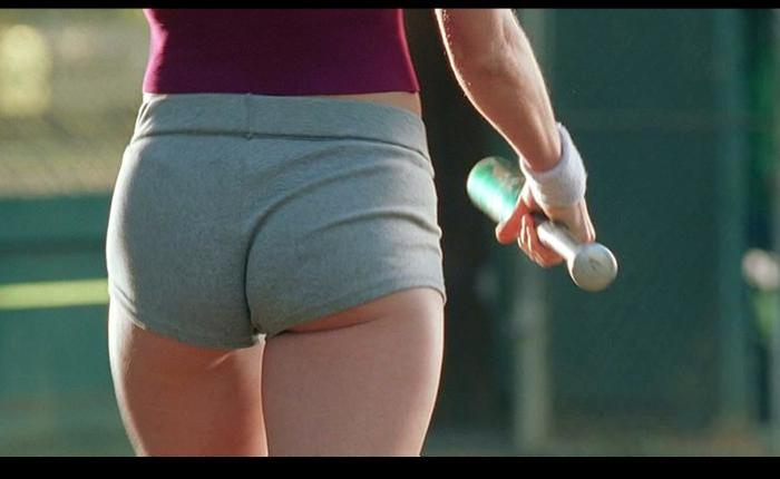 Two Babes Flashed Their Boobs Behind Home Plate at the World Series