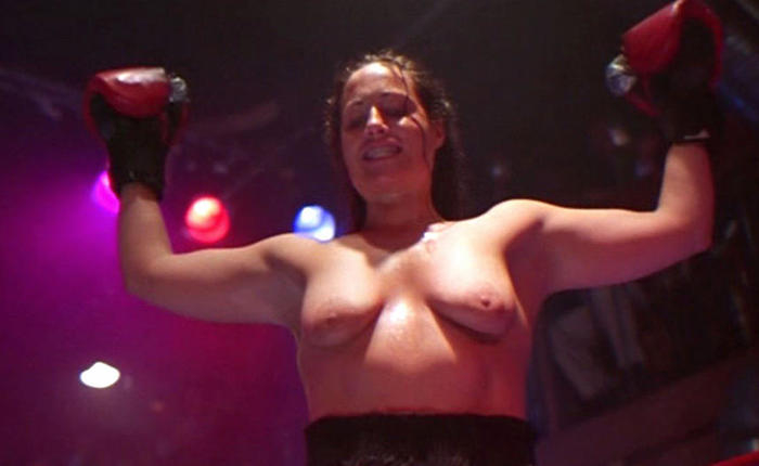Check Out These Babes Boxing Topless!