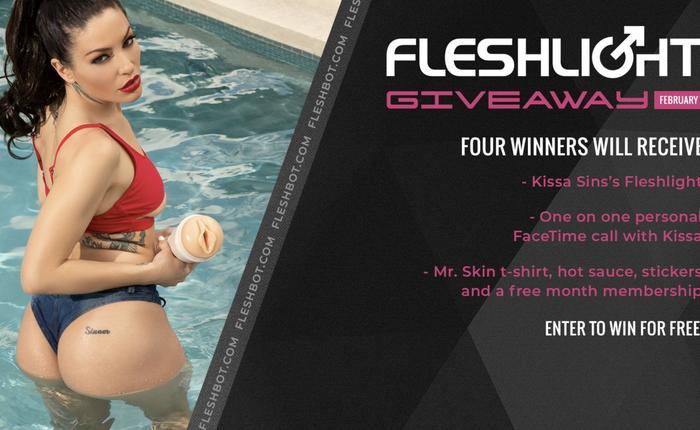 Kissa Sins' is Giving Away Her Super Sexy Fleshlight