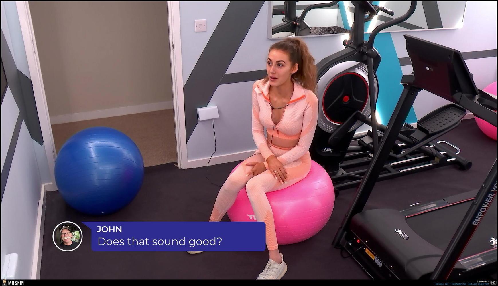 Watch Chloe from The Circle Do a Sexy “Workout”