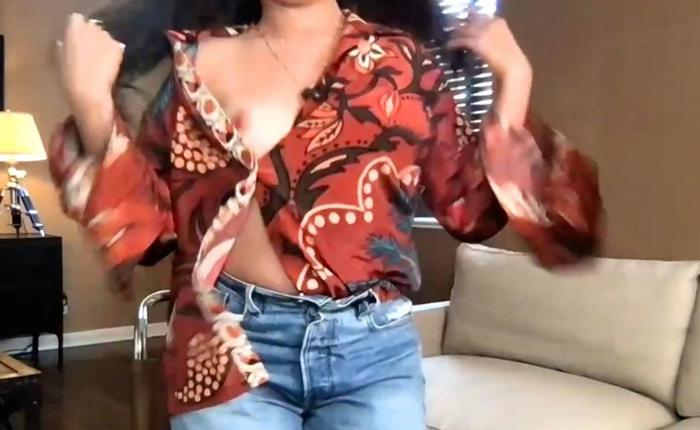 Camila Cabello Slipped a Nip on Live TV