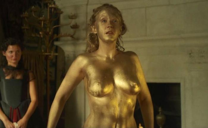 Our Favorite Naked Gals in Gold 
