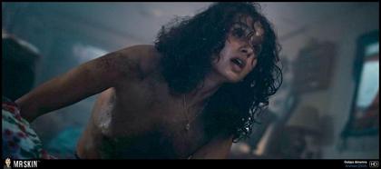 Oulaya Amamra topless in Animale
