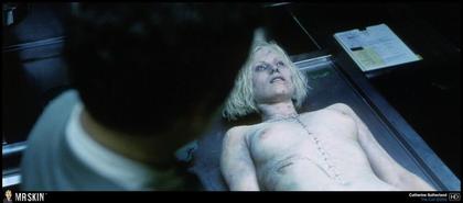 Catherine Sutherland topless in The Cell