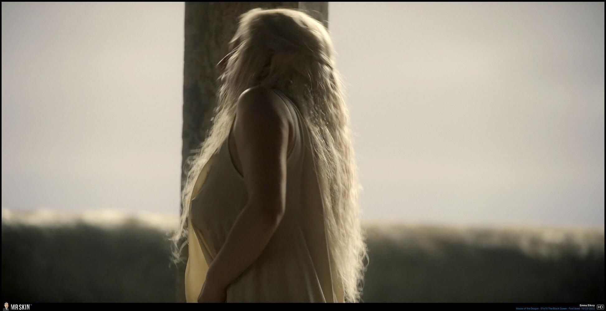 Emma D'Arcy sexy nightgown house of the dragon