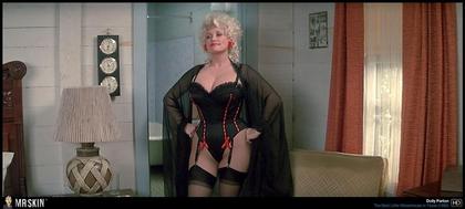 Dolly Parton sexy black lingerie