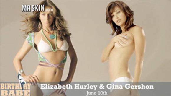 Slappy Birthday, Gina Gershon and Elizabeth Hurley! Gina Gershon Elizabeth Hurley 884