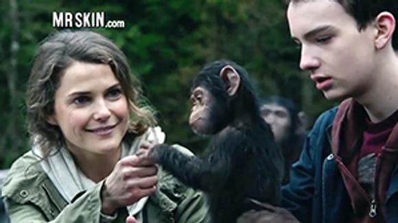Spank Your Monkey to Planet of the Apes' Sexy Stars Keri Russell Judy Greer 1475