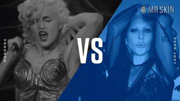 Battle of the Babes: Madonna vs. Lady Gaga Madonna Lady Gaga 2874