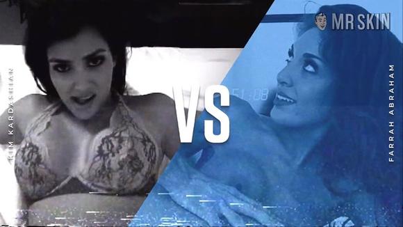 Battle of the Babes: Kim Kardashian vs. Farrah Abraham Kim Kardashian Farrah Abraham 3155