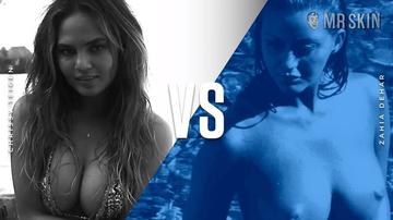 Battle of the Babes: Chrissy Teigen vs. Zahia Dehar Chrissy Teigen Zahia Dehar 3239