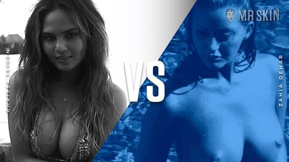 Battle of the Babes: Chrissy Teigen vs. Zahia Dehar Chrissy Teigen Zahia Dehar 3239