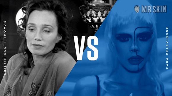 Battle of the Babes: Kristin Scott Thomas vs. Cara Delevingne Kristin Scott Thomas Cara Delevingne 3401