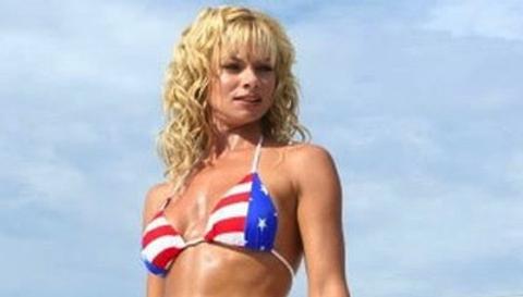 Red, White & Boobs: USA Bikini and Flag Scenes Weird And Wild America American 844