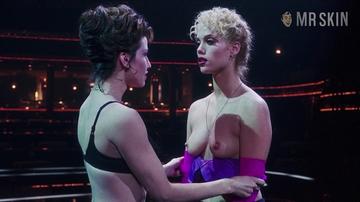 Elizabeth Berkley, Gina Gershon in Showgirls (1995) Breasts Lesbian Underwear Sexy Breasts Bush 175455